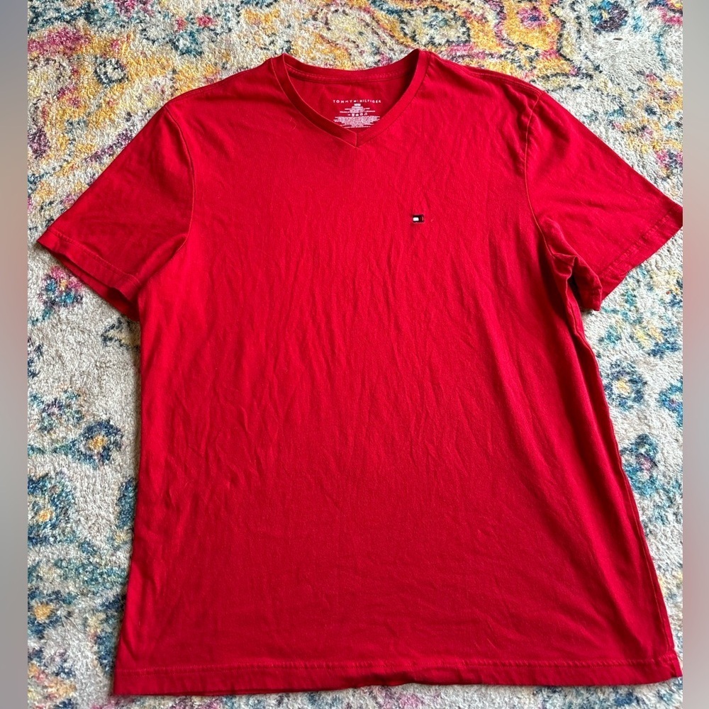 Tommy Hilfiger Red T Shirt